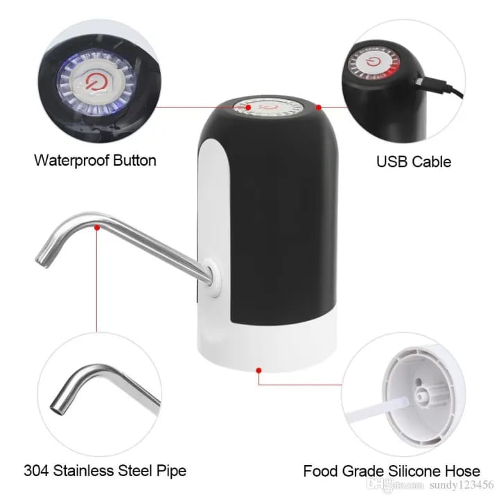 💧 Rechargeable Automatic Water Dispenser – USB Electric Pump